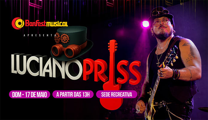 Domingo (17/05) � dia de BanFest Musical com Luciano Piss